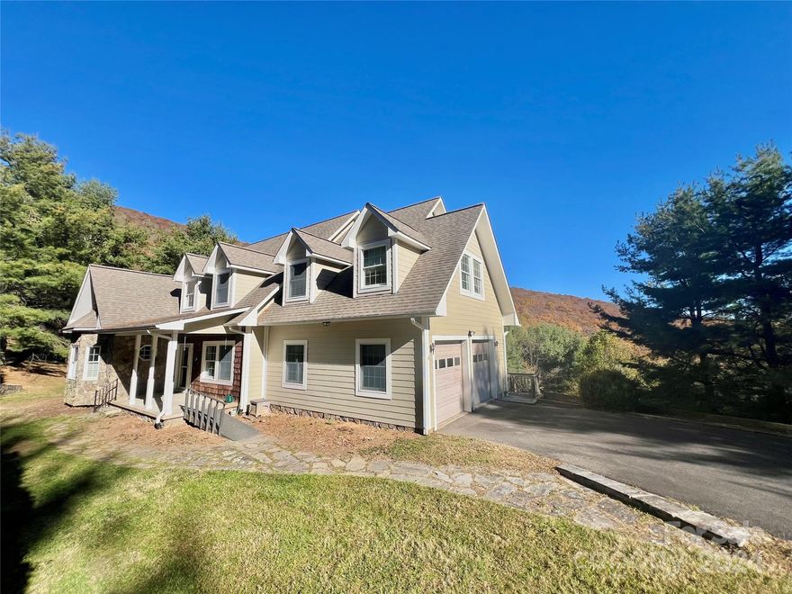 FIRST TIME ON THE MARKET! Welcome to this CLASSIC EUROPEAN DESIGN--open living areas--family room/kitchen/dining with vaulted ceilings, classic molding, arched doorways. 9' ceilings on all levels of this home. BENEFIT from the passive solar heating from great-room windows bringing the MOUNTAIN VIEWS INSIDE. Large gourmet kitchen--laundry room that leads to the two-car garage--primary bedroom with large walk-in closet, soaking tub, dual vanities. Upstairs holds two large bedrooms AND a separate office or craft room with custom bookcases with the quality you would expect. FULL Lower Level with exercise room, workshop and hobby room, and more. Imagine installing a large media room in this space! Put YOUR MARK on this home with the updates on countertops, interior painting and other features. Just 5 minutes to downtown West Jefferson.