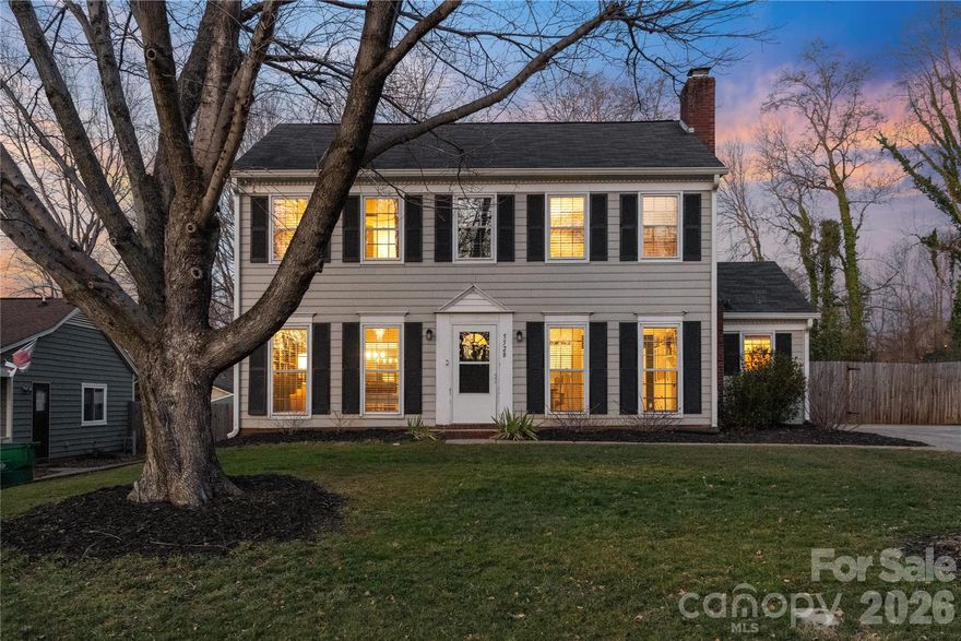 Welcome to this move-in-ready home offering privacy, thoughtful upgrades, and an unbeatable Charlotte location with NO HOA!

Tucked away on a quiet cul-de-sac, this property features a large, private backyard perfect for entertaining, letting pets roam, gardening, or simply unwinding in your own outdoor retreat. With no HOA restrictions, you’ll enjoy the flexibility and freedom today’s buyers truly value.

Inside, refreshed paint, new light fixtures, updated door handles and cabinet hardware, and custom built-ins surrounding the breakfast area create a space that feels both polished and comfortable - designed for everyday living and easy gatherings.

One of the home’s most inviting features is the stunning library/sitting room complete with custom built-ins. This warm, homey space wraps you in character and charm. Perfect for cozy evenings with a book, a quiet morning coffee, or an inspiring home office setup. It’s the kind of room that makes a house truly feel like home.

The primary bathroom has been tastefully updated, the guest bath refreshed with a clean, modern feel, and new ceiling fans upstairs enhance comfort throughout. Pride of ownership shines in the details!

Located just minutes from Charlotte’s restaurants, shopping, major highways, and the airport, this home offers the perfect balance of convenience, privacy, and comfort all at an incredible value!

*1% Lender credit when using preferred lender!*