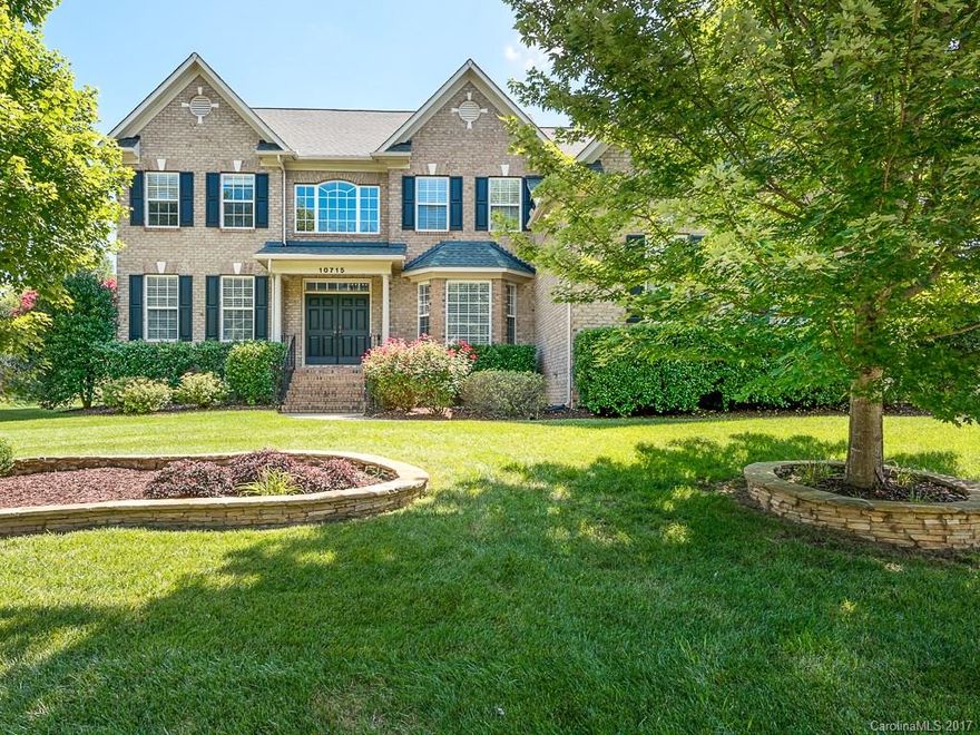 Gorgeous Move-In Ready full brick 3 story Home with High Ceilings, Walk-in closets, Entertainment room w/surround sound, and Impeccable Landscaping which gives this home Amazing Curb Appeal!  Amenities include tennis court and pool.  Nearby shopping at Blakeney and Ballantyne, the heart of South Charlotte with great summer events, shopping and restaurants!