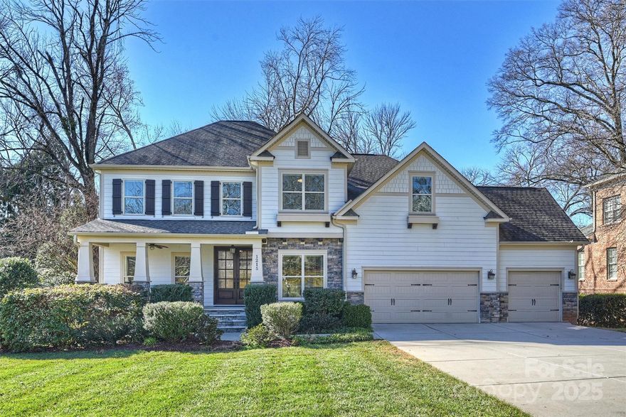 Nestled in sought-after Olde Cotswold neighborhood, it offers spacious living areas that are bright & airy, perfect for entertaining or relaxing. Kitchen features SS appliances, ample counter space, & open dining area, seamlessly connected to great room w/ access to rear covered deck. Primary suite on main level w/ his & hers closets, while upper-level beds are generously sized, filled w/ natural light. Home sits on a .6-acre lot, providing plenty of space to add a pool & an outdoor recreation area, perfect for creating your dream backyard oasis. It also features a 3-car garage. A standout feature is the expansive, 2,580-square-foot unheated basement, framed & stubbed for plumbing, offering incredible potential to expand the finished square footage by adding a recreation room, a full bath, a fifth bed w/ plenty of storage. W/ prime location near shopping, dining, parks, & more, this home offers the perfect combination of space, functionality & opportunity to expand your living.