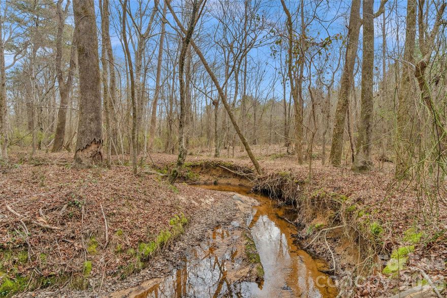 Prime 10-acre property just outside Lancaster city limits in the heart of Heath Springs. This versatile parcel features approximately 300+ feet of road frontage, mature timber, and Camp Creek rolling along the northern border — ideal for building a custom home, hobby farming, gardening, hunting and recreating, the options are endless. The mature woods provide an aesthetically pleasing and private homestead lot and the bottomland to the north create wonderful habitat for all wildlife. Utilities including electricity at the neighboring lot are located to the north. Conveniently located minutes away from public parks, schools, and downtown Heath Springs with easy access to Lancaster and surrounding communities.