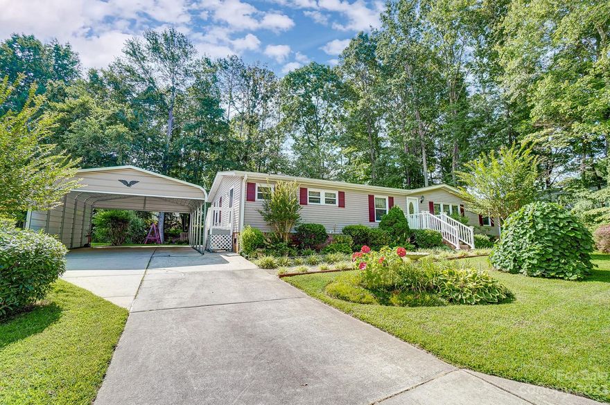 We have received multiple offers on this home, please submit highest and best my 11:30 AM,  7/17/23.  This could be the one!  Spotless and move in ready! From the moment you step in the front door you will notice the attention to detail that shows the pride of ownership! Updated tile floors in baths, kitchen, great room and laundry. French doors added to dining and primary bath/bedroom, walk in closet in primary bedroom, kitchen is open to living room featuring a fireplace!  Exterior features included a 2 car carport, storage shed, tons of landscaping and mature trees that offer plenty of shade to enjoy the rear deck and backyard. Award winning Clover schools and low SC taxes with no HOA dues. Easy commutes to shopping, restaurants, airport, entertainment, health care and Lake Wylie! Roof replaced in 2009, windows in 2008, HVAC 2013!