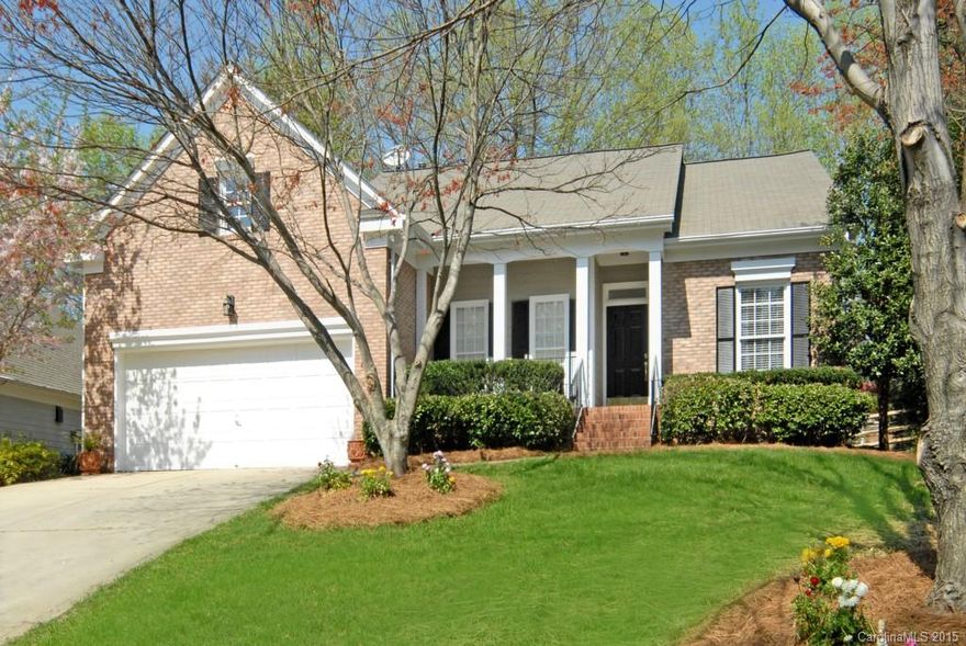 Highly desirable ranch in popular lake access community. Hardwoods, carpet, smooth ceilings all done in April, 2013. New furnace Jan. 2015. New roof April 2015. Granite in kitchen, SS appliances. Awesome deck with pergola & fan. Seller providing a one year lease on a boat slip in Blue Stone Harbor w/ acceptable offer. Community boat ramp & guest docks also available for your use. Warranty w/ Old Republic. Walk to restaurants, shops, Fresh Market. Price was discounted $5493.00 in lieu of repairs.