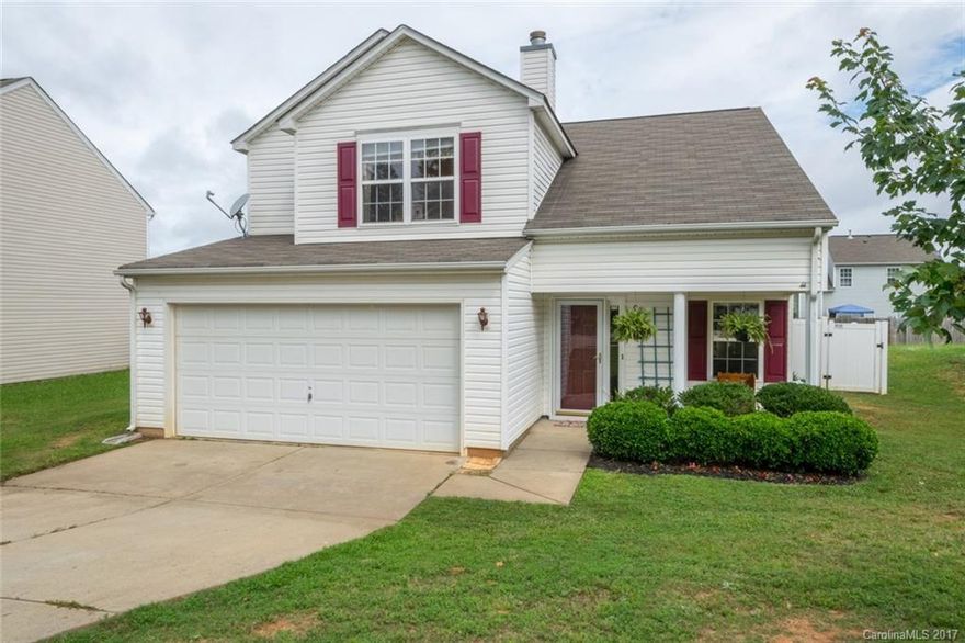 Beautiful 4BR/2.5 BA home in Carnegie Estates! Large living room with open floor plan and dining area. Master on Main has Tray Ceiling and Large walk-in closet. Master bath offers Garden Tub with separate shower and dual vanities. Laundry is located on the first floor. Upstairs bedrooms offer vaulted ceilings with walk-in closets. Large walk-in Attic.