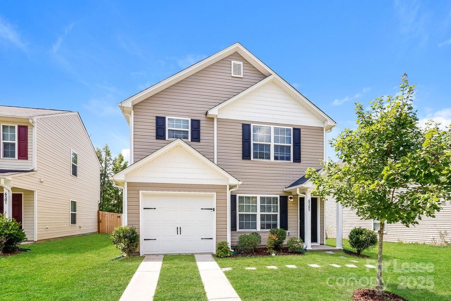 Charming 3-bedroom, 3-bath home in the desirable Wildwood community of Charlotte. This well-maintained property features an open floor plan, stainless steel appliances, and an attached garage. Enjoy a bright, inviting interior and a low-maintenance yard. Conveniently located near shops, dining, and major highways—ideal for comfortable living and easy commuting.