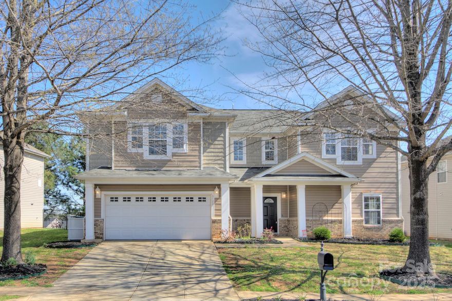 Stunning Home in Desirable Berewick w/ Tons of Space & Upgrades! Berewick neighborhood features exceptional amenities including a clubhouse, pool, fitness center, playground, sports courts & scenic walking trails. Step inside to discover new LVP flooring throughout the main level & an inviting open floor plan perfect for entertaining. The main-floor office is conveniently situated next to a full bathroom, making it easy to convert into a guest suite or additional bedroom. The gourmet kitchen boasts a large island, stainless steel appliances, granite countertops, tile backsplash, & a spacious pantry. Upstairs, enjoy a huge bonus/loft area & a luxurious primary suite featuring a garden tub, tiled shower w/ frameless glass, dual vanity & an oversized walk-in closet. Ceiling fans throughout add comfort, & the washer, dryer, & refrigerator convey for added convenience. This home offers 4 bedrooms, an office, a large bonus room & multiple living areas, providing ample space for every need!