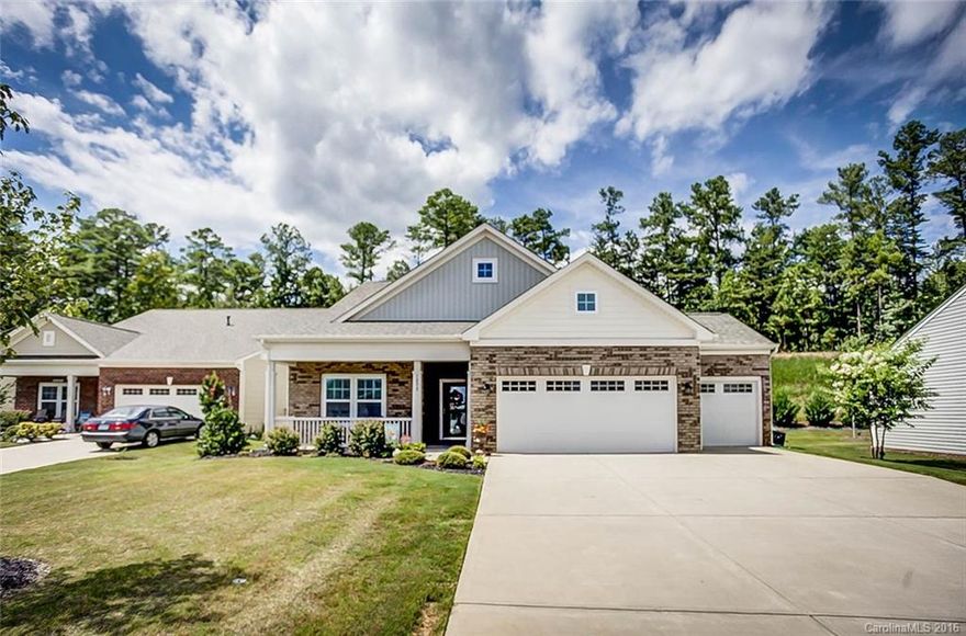 Better than new!3 Br 3bath home w/3 car garage in ammenity filled community has many upgrades for the money!Low Mainenance living w/tons of ammenities in the community. Master BR with large sitting area. Master bath has oversized tiled walk in shower and double vanity w/ granite.  Walk in closet. Gorgeous kitchen w/granite  Tiled backsplash. Oversized kitchen island open to Great room. Spaciouse loft w/full bath/Bedroom. Relax on screened patio overlooking water feature and koi pond. Fenced yard