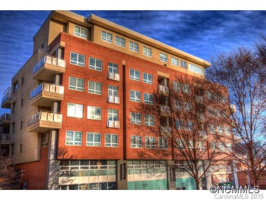Perfectly located condo in a secure building. Walk to shops, Grove Arcade, restaurants & events from this bright & efficient unit. 12 Ft ceilings & bamboo floors throughout main areas. Granite counters & stainless appliances in kitchen. Custom tiled baths. 2 juliet balconies for breezes. Enjoy fireworks on July 4, or cocktails any day on the 6th floor terrace. Stroll to Pritchard Park for the drum circle, or to dinner & the symphony. Low dues!