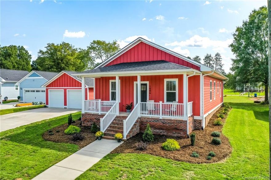 Custom Built Green Living High Performance 3BR/2BA home in the heart of beautiful Hickory w/ a detached garage, workshop & modern design details throughout! This incredible home was built w/ intention & features numerous details to improve air quality, energy efficiency & universally designed features for aging in place. Covered front porch opens into an incredible open concept living room w/ beautiful hardwoods, 9 ft ceilings & spacious dining area. Kitchen features white concrete countertops, subway tile, custom cabinets, Energy Star rated stainless steel appliances & bar seating area. Master bedroom has two walk in closets! Both full baths feature hexagon tile, quartz countertops. Detached two car garage with workshop and office space! Private fire pit area for entertaining. Green features include EVR for improved air quality, fully sealed crawlspace for efficiency, ventilated rain screen for siding/paint durability, extra wall insulation, 21 SEER high efficiency heat pump & MORE!