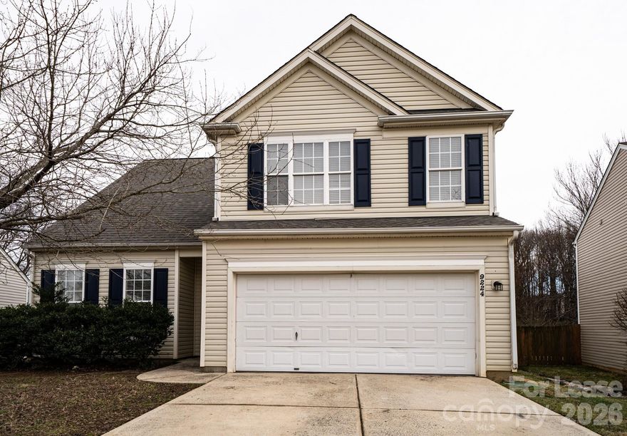 * 1/2 MONTH  OFF 2ND MONTH of RENT WITH 18 MONTH LEASE IF TAKEN BY 3/15/26


Nestled on a quiet street in an established neighborhood, this spacious 2,189-square-foot home offers a practical and open layout perfect for modern living. The main floor features an open floor plan that connects the kitchen to a comfortable den, which includes a gas fireplace and a built-in niche for your TV. For those who need extra space, the separate living and dining rooms offer plenty of room for formal meals or a quiet second sitting area. The kitchen is well-equipped for home cooking with 42-inch maple cabinets, a pantry, and all essential appliances including a refrigerator, range, microwave, and dishwasher.

Upstairs, the large primary bedroom provides a comfortable retreat with its own sitting area and a full bathroom featuring both a garden tub and a separate shower. With four bedrooms in total, there is plenty of space for a home office or guest rooms. Outside, you’ll find a private backyard for relaxing and a large two-car garage for parking and extra storage. Located just off Sunset Road with easy access to I-77, this home is conveniently situated for an easy commute.

* PETS: One dog and/or one cat considered with owner approval. No dangerous breeds allowed. Photo of pet required

RENTAL GUIDELINES: Applicants are evaluated on income stability, rental history and overall financial responsibility

Updates
* FLOORING - New low-maintenance LVT in main living areas and Bathrooms, New carpet Bedrooms
and stairs
* NEW APPLIANCES: S/S Frig, Stove, Microwave, Dishwasher 
* TWO STORY:, Freshly Painted, 2189 SF, Private Backyard
* MAIN FLOOR - Living, Dining, Kitchen, 1/2 bath, Den with Fireplace
* SECOND FLOORING: 4 Bedrooms, laundry rooms, 2 full bathrooms
* PRIMARY BEDROOM- Cathedral ceiling, Double sink, Bath- Separate Garden tub and shower Spacious owners closet
* HVAC - Central Gas Heat, Electric AC
* GARAGE -Attached 2 car