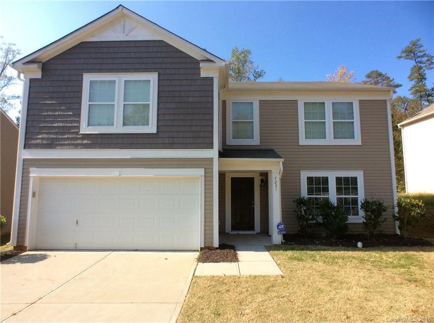 Spacious home w/upgrades located on a dead-end street. DR w/upgraded lighting. FR open to kitchen w/center island, upgraded lighting, stylish castled cabinetry, tile BS and blk appliances incld' built-in microwave. Modern, upgraded railing on the stairs. MBR w/on-suite bath w/large dual vanity and decorative mirrors. Located near W.T. Harris, easy access to shopping & dining, the university area & several parks! Minutes from access to both I-85 and I-77!