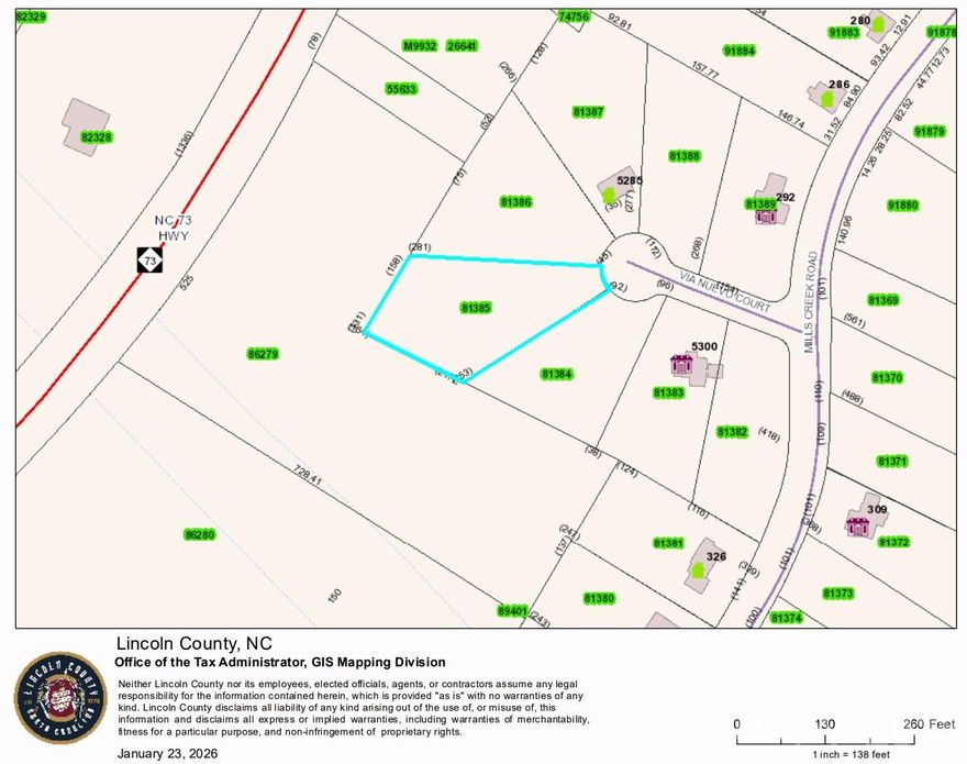 Nice building lot in small community. Cul-de-sac lot with trees for privacy. Bring your builder & NO HOA!!