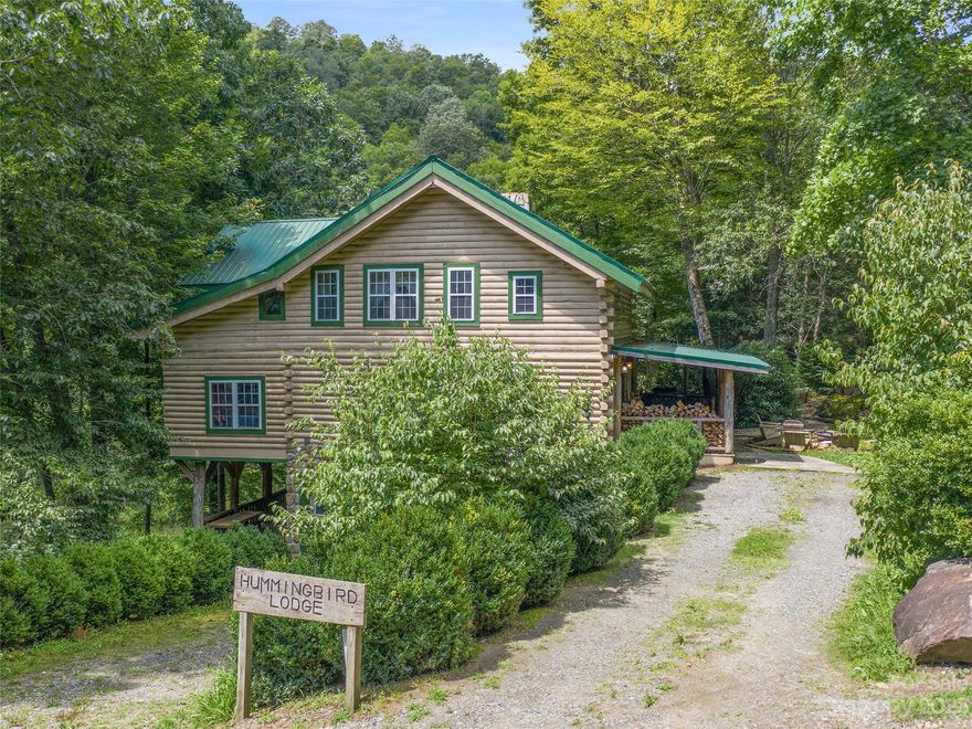 Bring all your friends for a fun time at this incredible mountain get-a-way. Spacious and rustic log cabin with character in every room. A front porch, a screened porch, and an open back porch overlooking the pond. 
Overall there are 4 rooms with closets and beds. 2 of those rooms are listed as bedrooms and 2 of those rooms are listed as offices.

Property being sold as-is//where-is. Buyer to verify all information. Listing Agent and Seller make no representations. Exempt from RPD and MOG. This is a court order sale and the final negotiated offer will be presented to the court for final approval. Once approved, the offer is subject to a 10-day upset bid administered by the Madison County Clerk of Court.