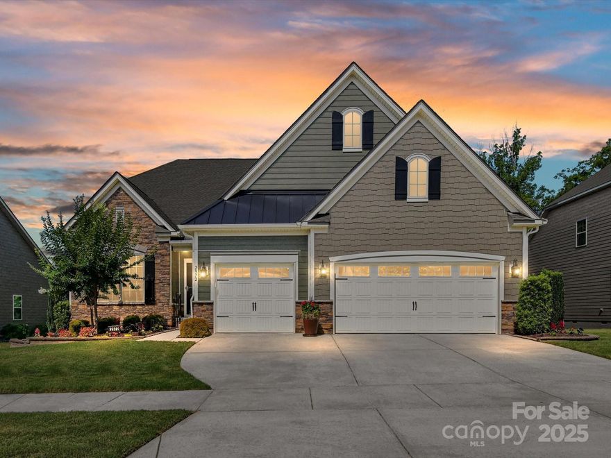 From the Curb Appeal to the PRIVATE WOODED VIEWS this home BOASTS of over 2471 SF on One Level & THREE CAR Garage! Beautiful 15'9 x 19' Screened Porch w/Bead-Board & Vaulted Ceiling, 2 Fans & 6 Cans! "See Clear" Screens allow for unobstructed Views! Wide Plank 5" Wood Floors-Foyer, Office, Dining, Great Rm, Kit & Breakfast. Additional Moldings! Granite in Kit, Full Baths & Laundry! Baths w/Framed Mirrors! New Knobs & Pulls! Canned Lighting Added. Office w/French Drs. Large Dining Rm. Fabulous Gourmet Kitchen w/White Soft-Close Cabinets, Double Built-in Wall Convection Ovens, 5 Burner Gas Cooktop, Undercounter Lighting, Tiled Backsplash, Pull-Out Shelving, Single Bowl Sink & Large Island! Spacious Breakfast Rm! Primary Retreat w/Tray Ceiling, Canned Lighting & Fan. Walk-in Closet w/Closet System. Primary Bath w/Separated Vanities! Open Plan Ideal for Entertaining! Irrigation, Landscape Beds w/Edging, Tankless Water Heater, Storm Door, Expanded Patio w/Wall, Gutter Guards! Crawl Space!