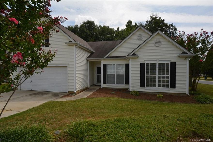 You'll feel right at home the moment you step inside. This 3 bedroom 2 bath house with a large bonus room features over 1800 heated sq. ft, with vaulted ceilings in the living room & kitchen as well as master bedroom, & a private fenced in back yard. Kitchen features granite countertops, ceramic tile floors, & all stainless appliances- which will remain with the house. Master suite features walk in closet, double sink vanity, garden tub, & separate shower. Close to I77, schools, & shopping.