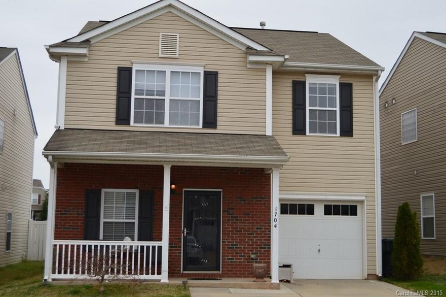 A must see and shows like new!   Minutes from the interstate.  Great for commuting. This beautiful 3 bedroom, with spacious kitchen (w/ stainless steel appliances & upgrades)  with adjoining dining area and leading into the open great room with a modern fireplace.  Upstairs: you will find a spacious master retreat with two roomy secondary bedrooms and a loft/bonus area, fenced back yard, wood flooring, with community features:  walking trails, pool and playground.