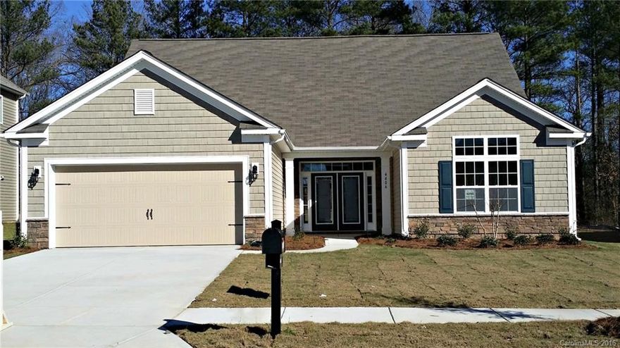 Well loved Cumberland Plan. Grand double door entry and 11' ceilings. 3 bedrooms, 2.5 baths on the main level along with 2 bedrooms or a bedroom and bonus and a full bath upstairs. Gourmet Kitchen with Gas cooktop, Granite, Hardwoods, Stainless Steel. Tile floors in all the baths and laundry room. Lovely screened Porch overlooking wooded back yard. Last Cumberland in Phase I. Won't last long! New construction. Photos are Representative.