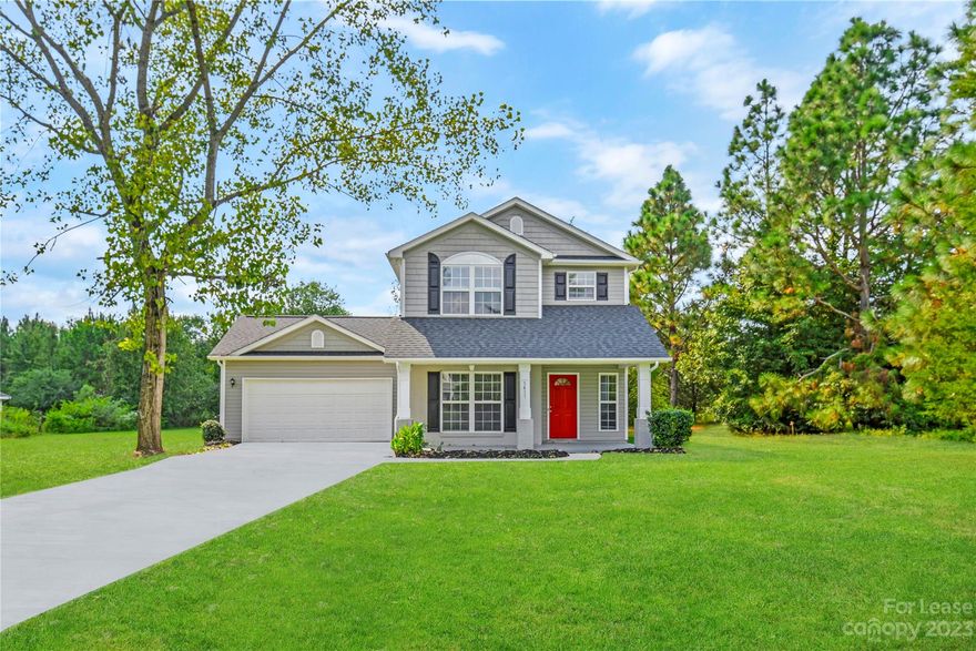 Your front porch welcomes you into this home's main level with luxury vinyl floors, a first floor office and an open concept living area. The cozy living room has a fireplace and TV niche. The kitchen is adorned with granite countertops, stainless steel/black appliances, tile flooring and a two-door pantry. Sliding glass doors in the dining area open to the patio in the tree-lined back yard. Upstairs, the primary bedroom boasts vaulted ceilings and an en suite bath with a dual vanity, walk-in closet and a garden tub/shower combination. Two additional bedrooms share a second full bathroom.

Pets are conditional based on Pet Screening results and will require a Non-refundable pet fee and monthly pet rent.

Security deposit will be the minimum of one, but not more than two months rent.

Each lease will be enrolled in our Resident Benefit Package for $39.00 per month. This package can include renter's insurance.

Some pictures may be photoshopped to enhance them.