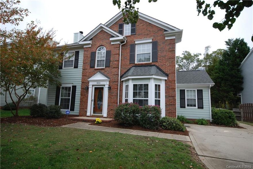 Immaculate 2 story home on exceptional flat lot backing up to trees.  Back yard is fenced and offers a storage building and an oversized deck with awning.  Recently refinished hardwood floors in great rm & dining rm. Ceramic tile floors in breakfast area & kitchen & downstairs bath & laundry. Bedrooms are upstairs, new neutral carpet.  Granite counters, tile backsplash and stainless appliances in the kitchen. Wood burning fireplace in great rm w/custom mantel. Wood entry door with leaded glass,