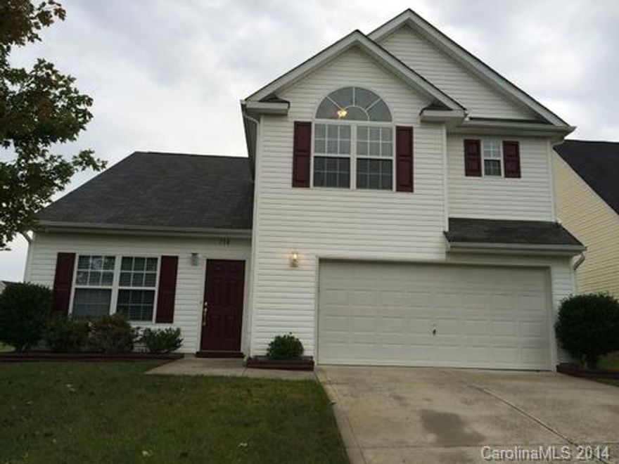 This beautiful home has vaulted ceilings, tile floors, a breakfast area, a living room and a fireplace in the Great Room. The warm and inviting kitchen comes with all the appliances, a gas stove plus a pantry. The laundry room is located on the second floor. The Master Suite has a walk in closet. A patio leads you out into a well manicured back yard.