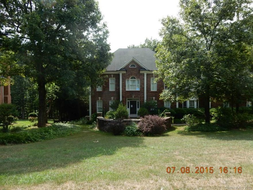 Lovely NE Charlotte neighborhood of Brantley Oaks two story brick traditional on over an acre lot. Home has 4 bedrooms with 2 full baths and one half bath. There is a two car attached garage with turnaround and parking for 2 more cars in the driveway. There is a large deck on the back of the house that overlooks the rear yard that goes on and on. The inviting terrace front makes a grand entrance way.Property is being sold via an online marketing event. See attachment for more information.