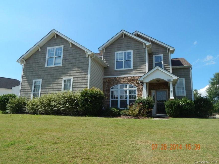 **TWO WEEKS FREE RENT** Spacious bedrooms plus finished bonus room, formal dining room, open family room and kitchen areas, sunroom/office room. Located in the Weddington community of New Towne Village. Pool/Playground Area. Pets are case by case.