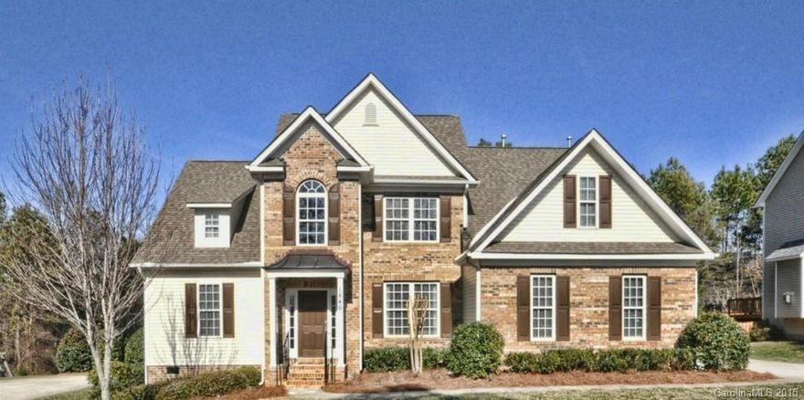 Beautiful vaulted great room with master on main. Home features a 2 story foyer, granite countertops, stainless appliances, front irrigation system, bonus room and custom trim.  Very convenient to I-77 and in the Fort Mill School district.  This home is getting a new roof, new siding on the front and left side of the home, left side new windows, new front door and new copper roof over the front porch.  Owner to provide a 1 year home warranty.