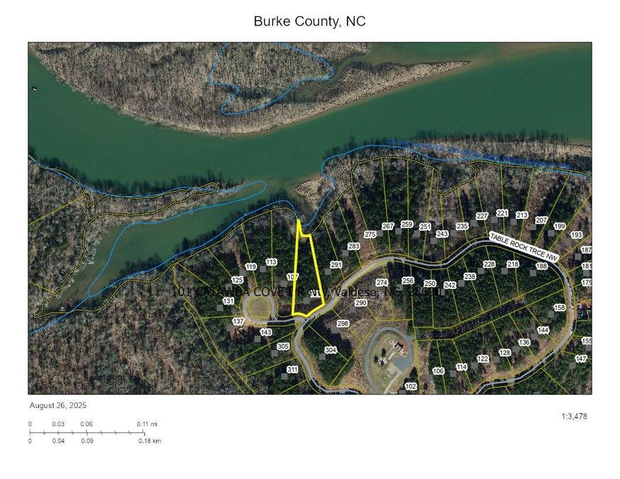 Waterfront Lot on Lake Rhodhiss!  ______________________________________________________________________ _________________________________________ OWNER FINANCING available _______________________________
Located in a gated community with city water, city sewer, and underground utilities, this lot is ready for your dream home. The homesite offers long-range and lake views you’ll enjoy year-round. Residents have access to private community amenities, including a lakefront dock with boat slips and a mountaintop pavilion—perfect for cookouts, gatherings, and stargazing on clear nights. Lake Rhodhiss is a true recreational paradise, ideal for boating, fishing, kayaking, paddleboarding, swimming, and more. A perfect blend of convenience and natural beauty! Ideal location with easy access to shopping, medical and entertainment.  Also, just an hour to Charlotte, Asheville or Blowing Rock. Welcome to beautiful western North Carolina!
