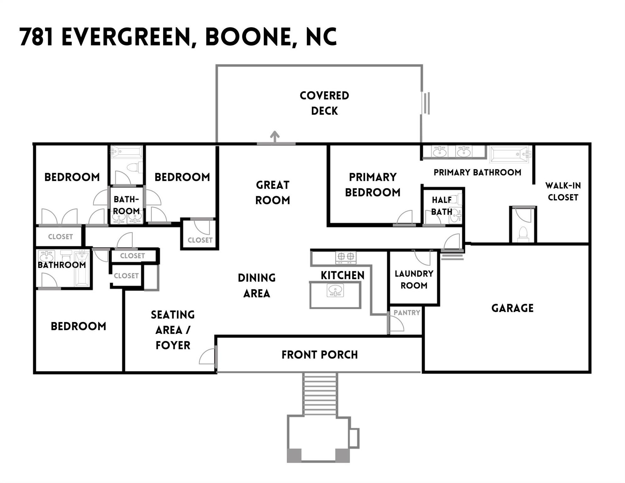 Boone, North Carolina 28607, United States, 4 Bedrooms Bedrooms, ,4 BathroomsBathrooms,Residential,Active,56061