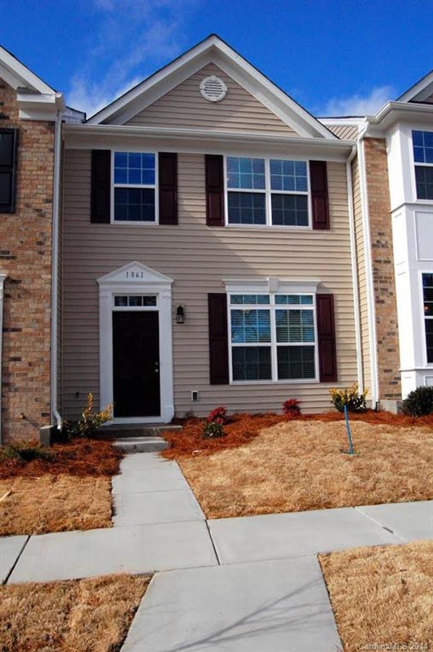 Beautiful 2 Bedroom, 2 Bath townhome, kitchen with granite countertops, maple cabinets, stainless appliances and island. Hardwood flooring on main level. 2 Large bedrooms on upper level. Close to shopping, dining and entertainment. Don't miss out!