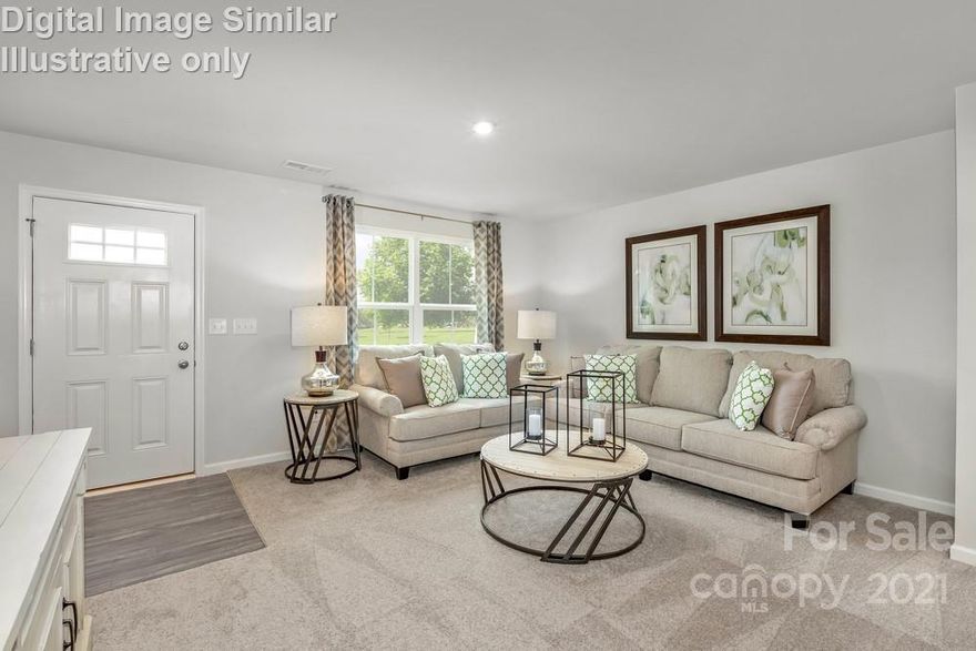 This home feels welcoming and elegant, but at the same time smart and functional. No need to sacrifice beauty for convenience – this floor plan gives you all that and more. The foyer leads into a great room that flows into a open kitchen and dining space. An island provides more work space and seating! Upstairs the luxury continues with 3 large bedrooms.  The laundry room is conveniently accessible.  The owner’s bedroom features lots of living area, a great walk-in closet, and a private bath. All appliances included Electric Range, Microwave, Dishwasher, Refrigerator, and Washer and Dryer. To- Be- Built.        
 Seller to pay $7,000 in closing costs with the use of their preferred lender.  To be Built -