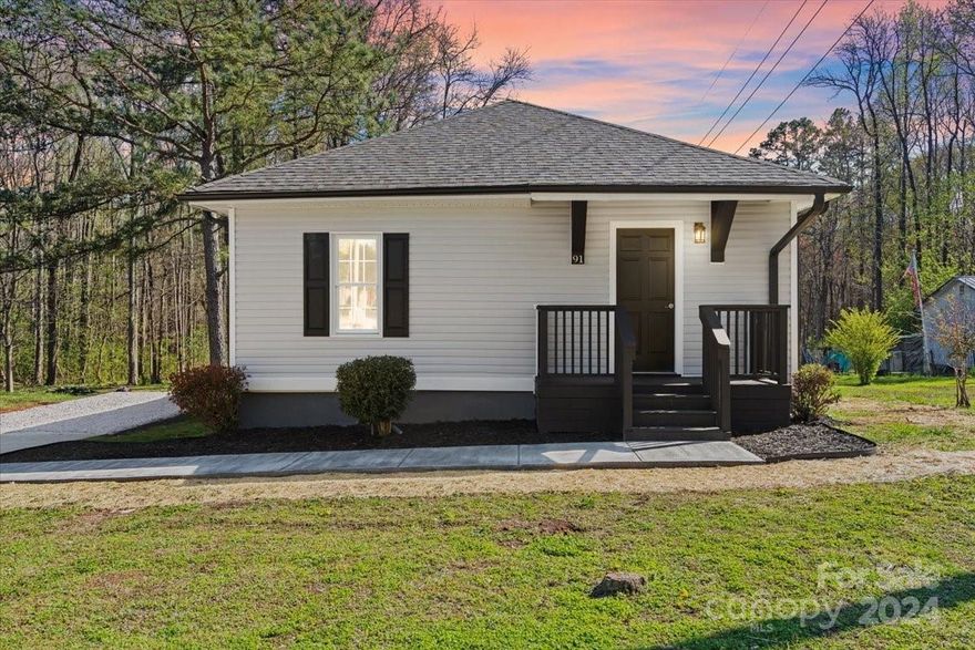 This adorable 3 bedroom 2 bath remodeled home is conveniently located between Gastonia and Charlotte. Extensive renovation gives it the look and feel of a newly constructed house. Updates include all new flooring and paint throughout. Kitchen has new stainless appliances, granite counters and pristine white cabinets. The spacious primary suite includes a bath with tiled bath/shower combo. Secondary bath also includes newly tiled shower and tiled flooring. Exterior improvements include new roof, siding, concrete walkways, as well as a large rear deck for entertaining and front porch. Come check out these nearly new home before it is gone.