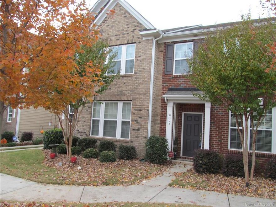 Beautiful 3 Bedroom Townhome with Garage in  Great Location.  Hardwoods throughout Main; Granite Counter tops in Kitchen with stainless appliances, gas top stove, Refrigerator included.  Breakfast bar and Dining area.  Microwave and Dishwasher. Tile floors in bathrooms and laundry.  Spacious Master Bedroom. Minutes from shopping, restaurants and parks.  Walk to Lake.  Includes Lawn Maintenance.  Pool and Clubhouse.