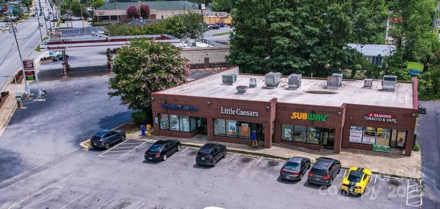 INVESTMENT OPPORTUNITY:  4 Tenant Retail Center Now For Sale on Spartanburg Highway in Hendersonville.  This center sits on a corner lot and is near Ingles, Speedway Gas, Chick-Fil-A and McDonald's.  This fully leased building is 5905/sf on 0.68/ac with 32 parking spaces.  Property sits on the corner lot of Spartanburg Hwy and Chadwick Ave.  Pylon sign on Spartanburg Hwy.  NOI $113,352 annually with a 5.6% CAP Rate.