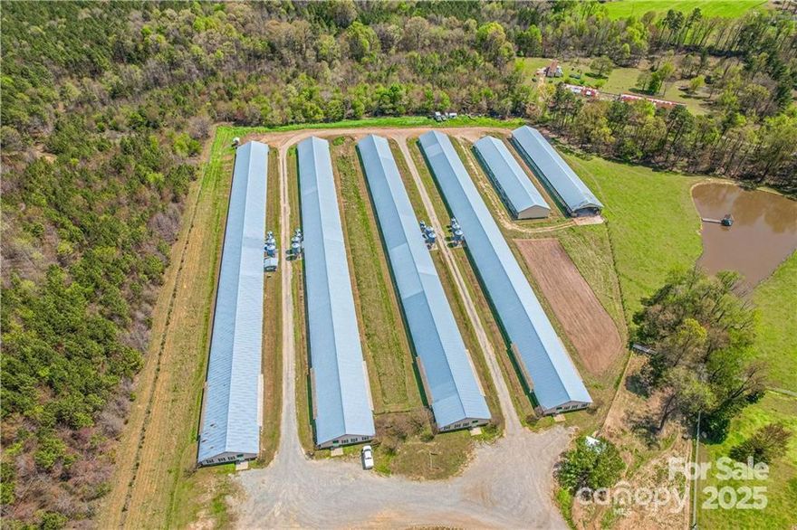 SHOWINGS AVAILABLE by Appointment.
Current contract with reputable egg company.
BEAUTIFUL 4 House Poultry Layer Egg Farm w/ Home, bsmt, 4 Bed 3.5 Baths 2,971 sq. ft., Elevated front & back porch, 2 car garage, Elevated house w/ beautiful view overlooking pond & farm . Working farm 17.19 acres.   1 ACRE Pond plus small Koi fish pond with stone waterfall. New farmer must obtain integrator contract. Breeder Houses 42 X 500’.  Multiple outbuildings, litter shed, equipment shed, multiple storage sheds, well house, garden house. Fenced pasture. 1 AC Pond w/ dock. Multiple fenced areas. 4 NEW Prinzen egg packers. New chain feeders. New fiber optics. New Choretronics III Controllers w back-up alarm. New Barn Talk Bin Readers, New Birch Coolers for Egg Rooms. New Curtain minders. 3 Wells. Professionally landscaped.
NO TRESPASSING BIO-SECURE  BY APPOINTMENT ONLY.
Buyer may consider split financing 30 year loan on home and FSA on farm.