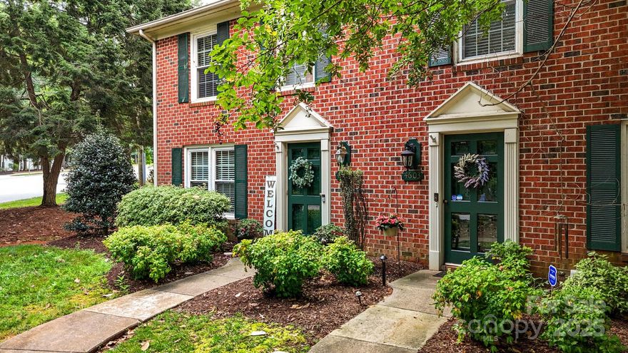 Sellers are motivated come take a look at this charming 3-bedroom, 2.5-bath end-unit townhome Nestled in a prime Greensboro location, you're just minutes from downtown, the airport, and the Urban Loop. Enjoy the convenience of walking to groceries, Country Park, and the Greensboro Science Center. Inside, you’ll love the granite countertops and stainless steel appliances (refrigerator, microwave, and stove—all new in 2023). Cozy up to the wood-burning fireplace in the living room or relax on your private back patio, surrounded by mature flowers and shrubs—an inviting spot for morning coffee or evening unwinding. Community amenities include a dog park, mail center, and low-maintenance living—no yardwork or exterior upkeep needed!