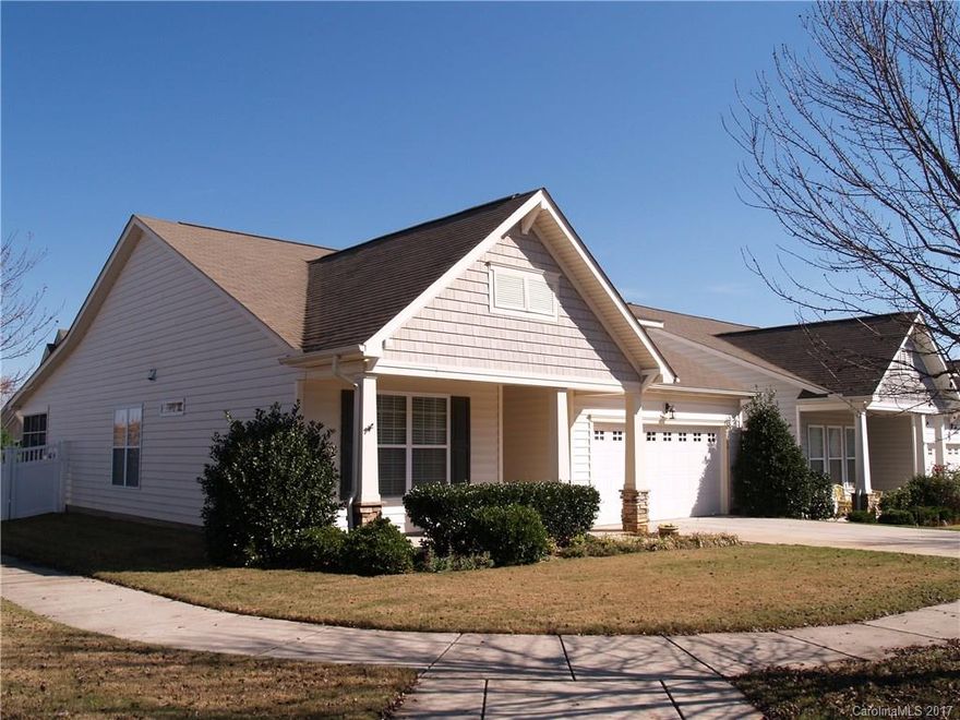 Beautiful executive style Ranch home. Live in the desirable Waterlyn subdivision. This 3 BR 2 bath single family home has a spacious master bedroom, separate on-suite and is complete with hardwood flooring throughout. The kitchen boasts upscale appliances and granite counter tops. Relax on your front porch or screened in back patio. Great school community and minutes from Lowes Head Quarters, Lake Norman Hospital and easy access to I-77. Modern community kids friendly swimming pool and a fenced.