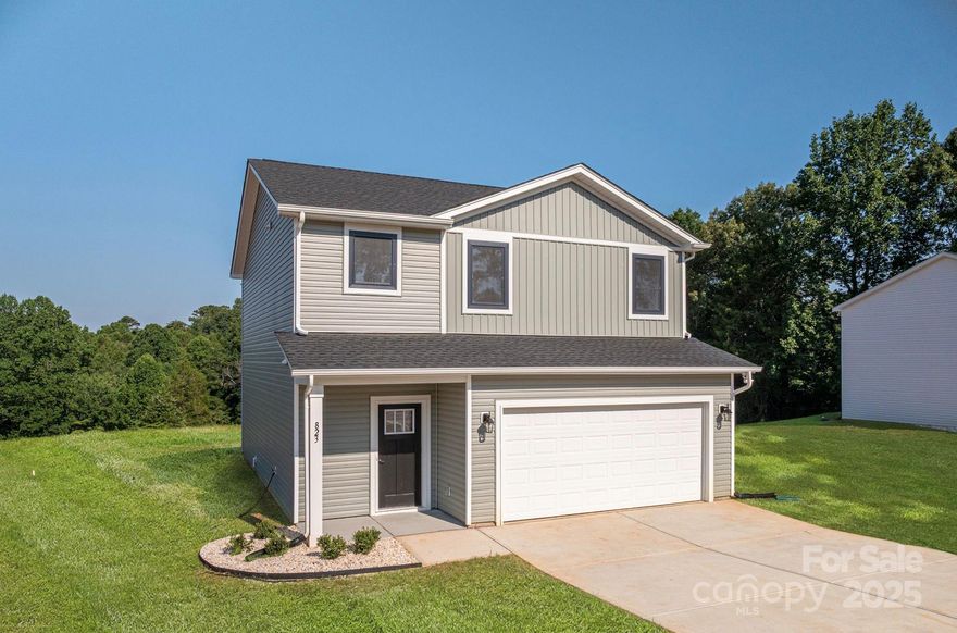 This stunning 2-story single-family home with a 2-car garage is completed and move-in ready! Situated at the end of a quiet street, it offers both privacy and convenience—just a short drive to shops, restaurants, and St. Stephens Elementary. The home features 3 bedrooms and 2.5 baths, including a spacious primary suite with a private bath and large walk-in closet. The kitchen boasts white soft-close cabinets, matte black hardware, and granite countertops. Durable LVP flooring runs throughout the home. Enjoy cozy evenings by the electric fireplace in the living room. Bonus: a large, lush backyard provides natural privacy. A 1-year builder’s warranty is included, with optional coverage available for up to 10 years.
3D video is of a home built with the same floor plan.