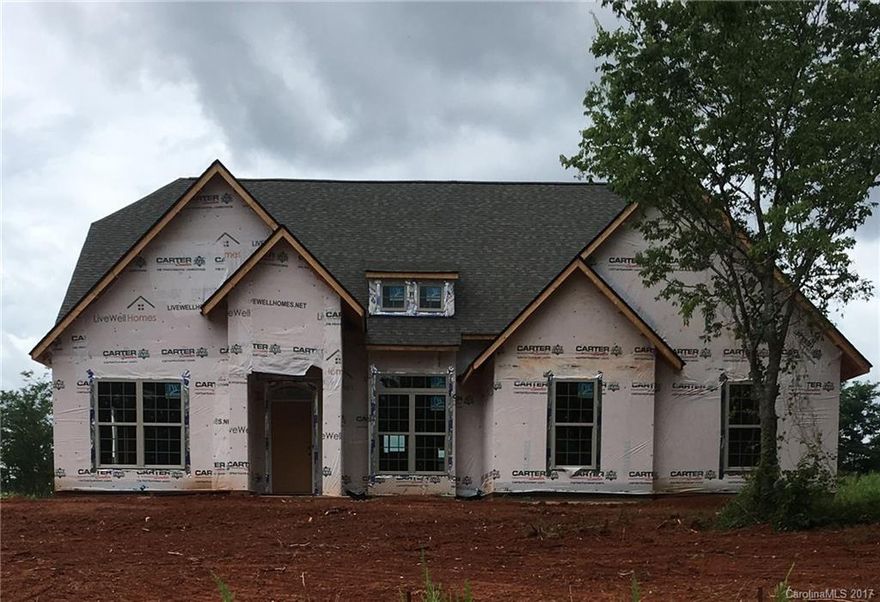 Well designed floor plan with open Living Space, Study, Formal Dining Room, Great Room with Gas-Log Fireplace open to Kitchen with Huge Breakfast Bar, Granite Counter Tops, Stainless appliances. Hardwoods in main living areas. Spacious Master with Tray Ceiling, Two Closets, and Private Owner's Bath. Nicely sized Guest Bedrooms with Bedroom, Loft and Full Bath on Upper Level.  Screened Porch and Enlarge Patio!