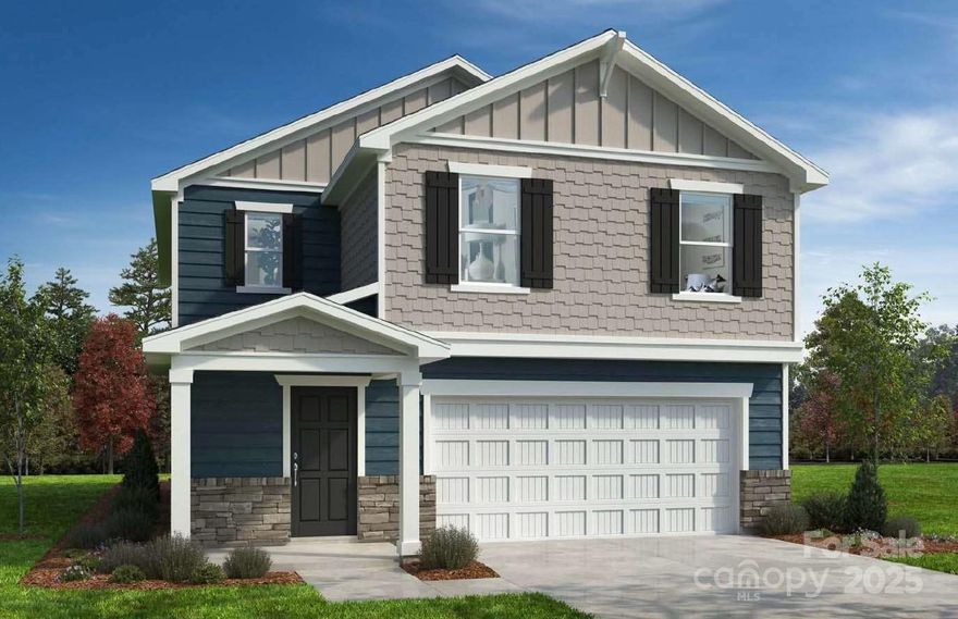 This home is Available Now!  Energy Star Certified.  Nestled within a serene tree buffer, our community green space and garden with a charming gazebo offers a peaceful retreat for residents. Located near the highly rated York School District schools, this neighborhood offers provides an ideal environment for everyone. Enjoy easy access to outdoor recreation and local farms, perfect for weekend adventures and fresh produce. Benefit from the low taxes of South Carolina and York County while being conveniently close to the vibrant towns of Clover, York, and Rock Hill. Embrace a lifestyle of tranquility and convenience in your new community.