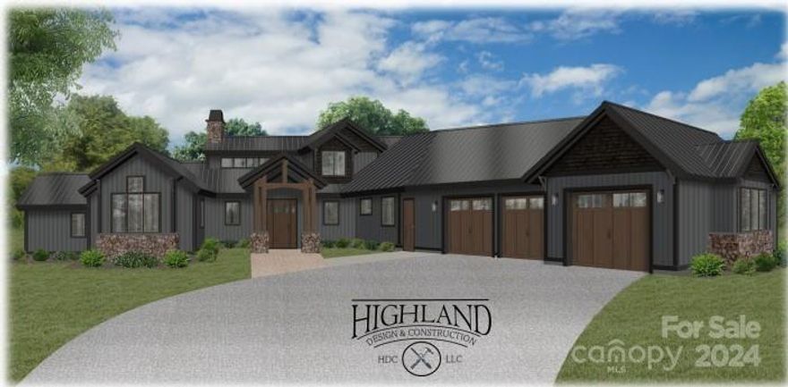 This proposed land/home package features large main level living, large primary suite and two junior suites, tall ceilings, and three car garage. All of this behind the gates of Bright's Creek. Beautiful development with paved roads, fiber optic, water, sewer, & natural gas. Community offers 24 hour staffed greeters cottage and many scenic walking trails including a waterfall trail. Brights Creek Club offers a 19 hole Tom Fazio championship golf course, tennis/pickleball, and mountain lodge with restaurant and bar. New Amenity area features an outdoor heated saline pool, two lane bowling, fitness center, casual dining, and many beautiful gathering spaces with a huge stone fireplace and full bar. Make an appointment to experience Bright's Creek today.