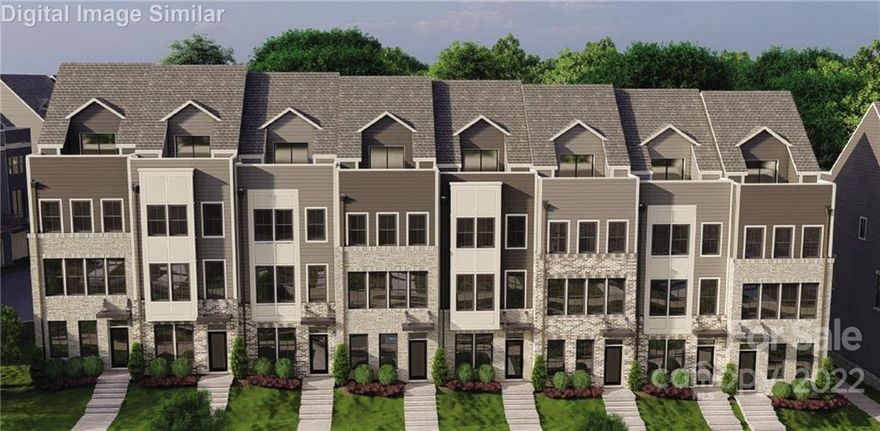 This home features 2 bedrooms each with an attached bathroom and a powder room and the upper level has a loft, full bath and a terrace!  It is in an amazing location with all the conveniences of city living without the maintenance. close to Uptown, Cotswold, Southpark, and more! Enjoy the views of a 1-acre park/tree preserve in the center of the community! This 4-story townhome offers expansive open-concept living, a 2-car garage, Stainless steel appliances, hard surface on the entire main level, granite countertops, and a luxurious owners suite! To-be-built.  Buyer will receive $8,000 in seller paid closing costs with our preferred lender