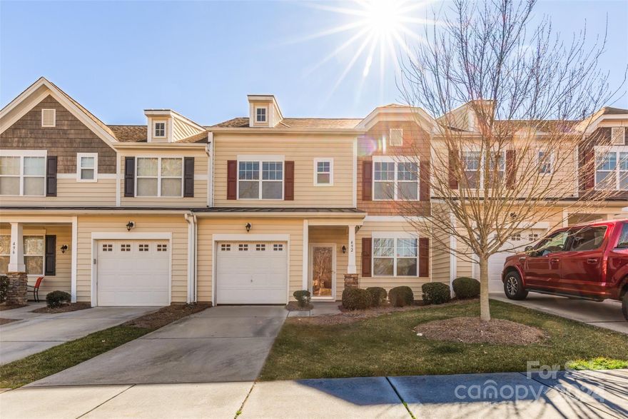 Looking for hassle-free living in the ideal spot? Welcome to 492 Clouds Way in the highly sought-after Millwood Plantation! This home boasts updated LVT floors in the main areas, abundant natural light, an airy open floor plan, and lofty ceilings. The kitchen features ample storage and stunning granite counters for a touch of sophistication. With the primary bedroom on the main level and two bedrooms upstairs, plus a single-car garage with plenty of space for storage, convenience is key. Take advantage of community perks like a splash pool, green spaces, playground, soccer field, gazebo with swings, grilling area, and picnic tables. Perfect for those desiring low-maintenance living. Don't forget to explore the virtual tour—this is a home you must see in person to truly appreciate!