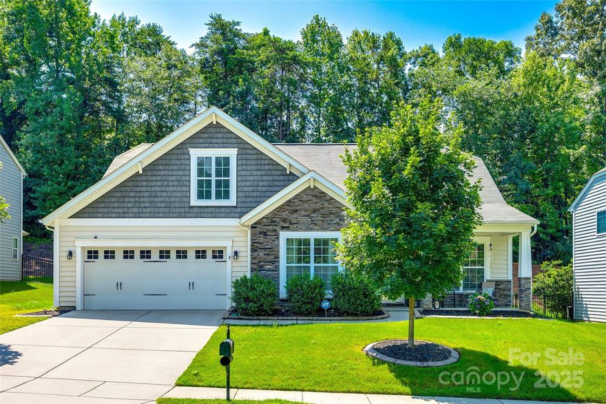 Welcome to this beautifully maintained and move-in ready home in the desirable Creekshire Estates! With 3 spacious bedrooms and 3 full bathrooms, the home offers a blend of comfort, style, and functionality. Discover an open-concept living area with gleaming hardwood floors, crown moulding, and abundant natural light. The gourmet kitchen is a chef’s dream with all-new stainless steel appliances (2023), ample counter space, and seamless flow into the dining/living spaces—perfect for entertaining! The primary suite on the main level features a double vanity, garden tub, and a spacious walk-in closet. You'll also appreciate the convenience of main-level laundry. A second bedroom/full bath on the main level provide flexibility for guests or a home office. Upstairs, you’ll find a large loft, 3rd bedroom and full bath. Enjoy outdoor living on the oversized patio and large front porch. The home also features a 2-car garage and a new HVAC system installed in 2023. COMMUNITY POOL & CLUBHOUSE.