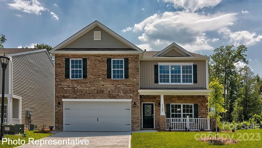 Charleston Floorplan!  Kitchen features 36" cabinets and granite countertops with tile backsplash.  Large primary bedroom features vaulted ceilings with ensuite bath. Fountain Park is conveniently located less than 7 miles from downtown Asheville.  This home is an incredible value with all the benefits of new construction and a 10 year Home Warranty!  Our Home is Connected package includes a programmable thermostat, Z-wave door lock and wireless switch, touchscreen control panel, video doorbell, and Amazon Echo and Echo Dot.  All home features are subject to change without notice.  Internet service not included.