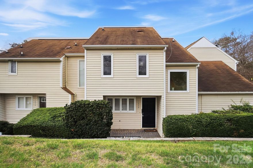 Welcome to this bright and inviting 2-story condo located in the desirable East Forest area of South Charlotte. This 3-bedroom, 1.5-bath home offers a comfortable layout with thoughtful updates and an abundance of natural light that fills the living spaces throughout the day.

The updated kitchen features beautiful new quartz countertops paired with a stylish tiled backsplash, creating a clean and modern look while providing a functional space for cooking and entertaining. The two-story layout offers a natural separation between living and sleeping areas, with spacious bedrooms and flexible space for guests, a home office, or additional living needs.

Step outside to enjoy your own private courtyard, a rare feature for a condo and the perfect place to relax, garden, or enjoy outdoor gatherings. The home is tucked into a quiet neighborhood that provides a peaceful setting while still offering quick access to nearby amenities.

Location is a major highlight of this property. You’ll be just 3.5 miles from the vibrant downtown area of Matthews, known for its charming streets, local boutiques, coffee shops, and restaurants. Uptown Charlotte is only about 8 miles away, making commuting and city entertainment convenient and accessible. The home is also located just half a mile from the expanding headquarters of Charlotte FC, adding to the excitement and continued growth of the surrounding area.

With modern updates, great natural light, a private outdoor space, and a location close to shopping, dining, and major city hubs, this home offers an excellent opportunity to enjoy comfortable living in one of South Charlotte’s steadily growing communities.

Water / Sewer / Trash Service is all provided by the HOA.