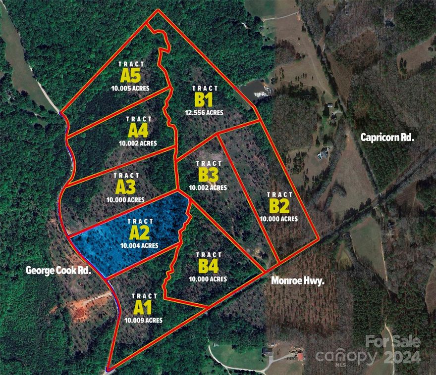 Seize the opportunity to build your dream estate on this expansive 10-acre parcel, perfectly positioned just 15 minutes from the charming heart of Waxhaw, North Carolina. With no HOA, enjoy the freedom to design your space as you envision it. Experience the tranquility and privacy of rural living while remaining within close reach of a host of modern conveniences and amenities.