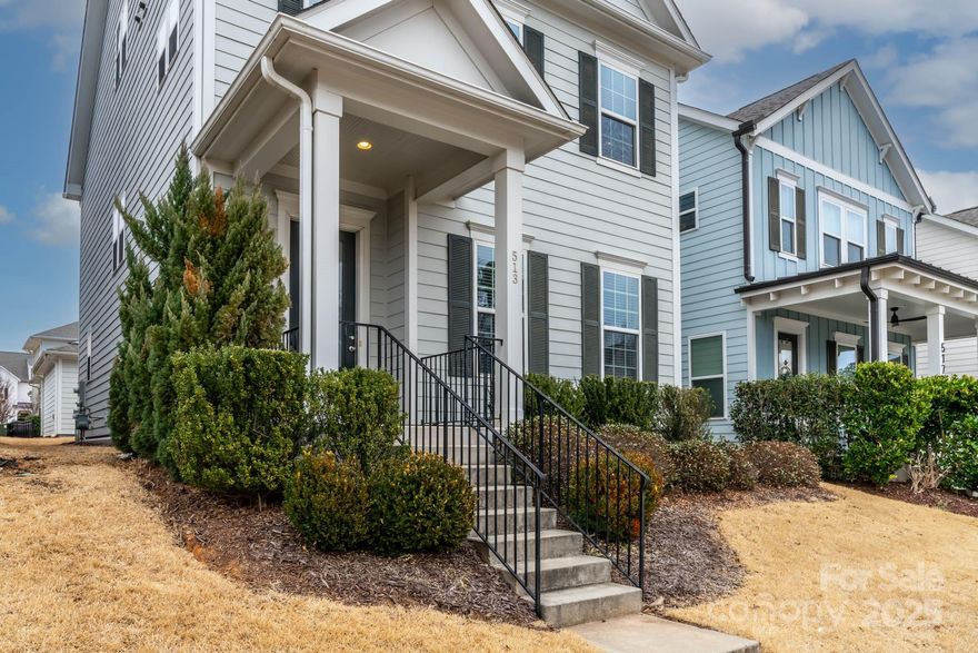 This charming 3-bedroom, 3.5-bathroom single-family home, built in 2017, offers nearly 2,300 square feet of living space. The open-concept floor plan features a spacious great room seamlessly connected to the kitchen, ideal for entertaining. A finished third-floor bonus room with a full bath provides additional versatile space for a gym, home office or playroom. The flat backyard includes a detached two-car garage, offering ample storage and parking. Located in the desirable Holding Village community, residents can enjoy amenities such as trails, parks, a lake, and a pool.