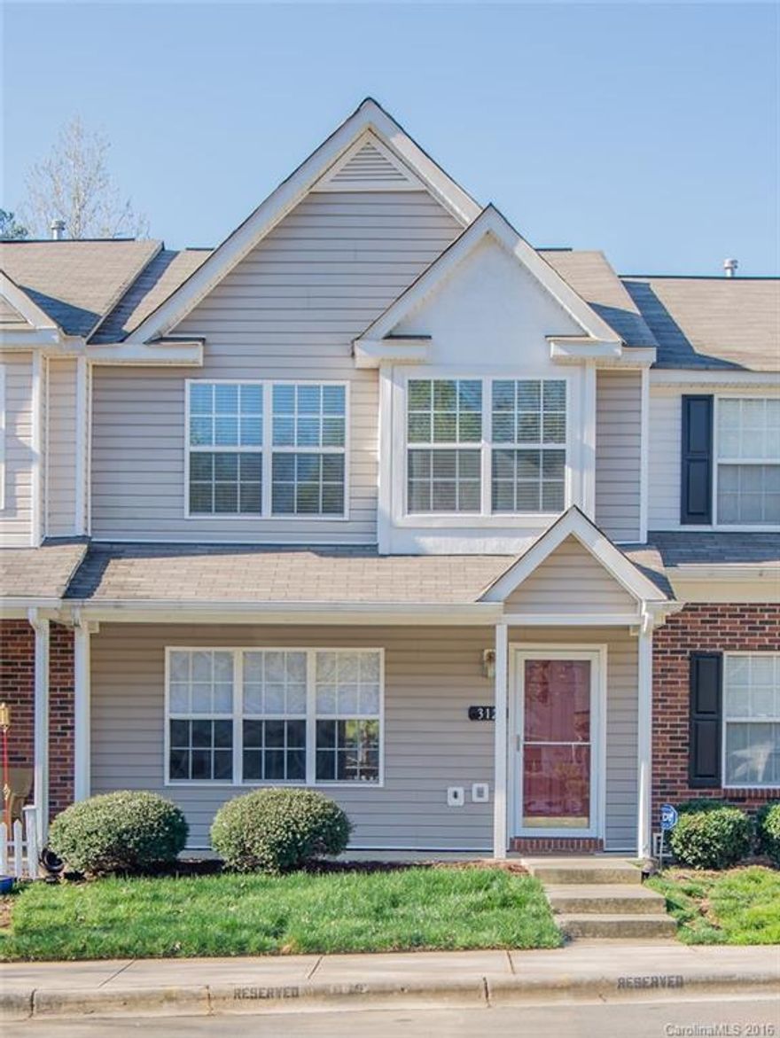 Spacious 4 BR, 3.5 BA condo with finished basement.  Great room has gas fireplace and open to dining room.  Nice deck off kitchen overlooking backyard.  3 BR's up including master with master bath.  Basement has large slider, large bedroom, full bath and den/living space.  HOA includes water and sewer. Great location in the Fort Mill School District!