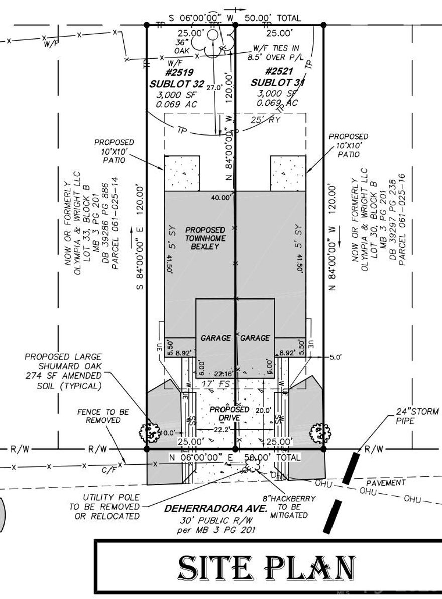 Fully approved, platted and pad-ready 2 unit development opportunity positioned between Uptown/South End and Charlotte Douglas International Airport. Site is prepped for monoslab foundations, allowing for an efficient and immediate path to vertical construction. Plans are in place for two units at 1,664 heated sq ft each, featuring 4 beds, 2.5 baths, and a 244 sq ft garage per unit. Ideal for builders, developers, or investors seeking a streamlined project with no entitlement or site work risk. Rare opportunity in a strong growth corridor with multiple exit strategies, including build-to-sell or build-to-rent. The adjoining lots are also available separately, offering the opportunity to scale to a 6-unit development.